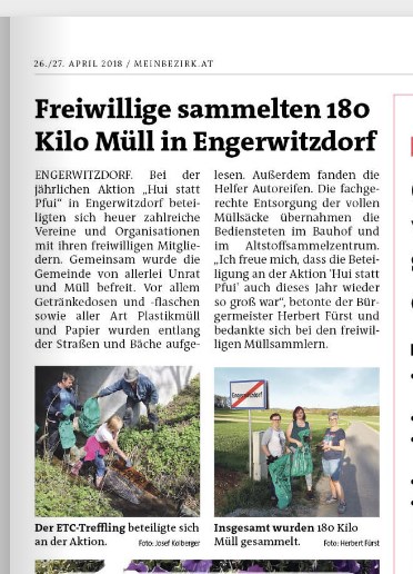 Rundschau Flurreinigung