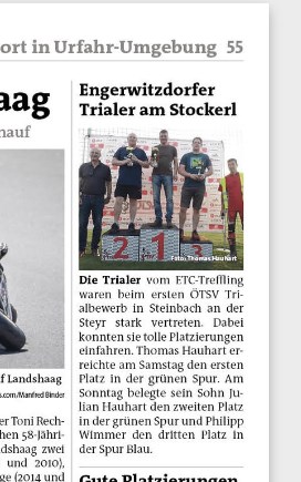 Rundschau trialbewerb Steinbach