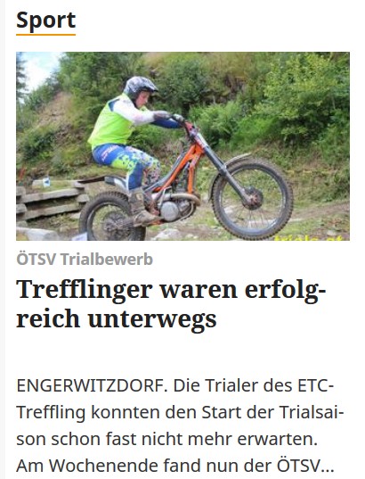 Zeitungsbericht Salzstiegl