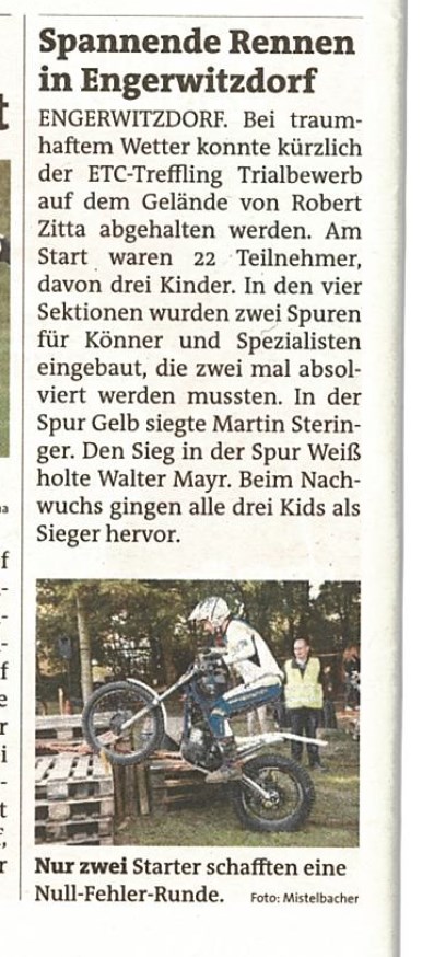 Trialbewerb 2017 Tips